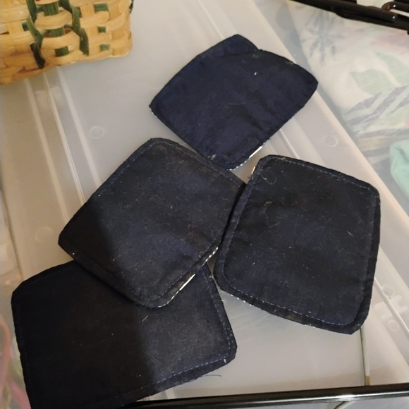 10 for $10 Festive Woven Basket with Fabric Coasters - Picture 8 of 8